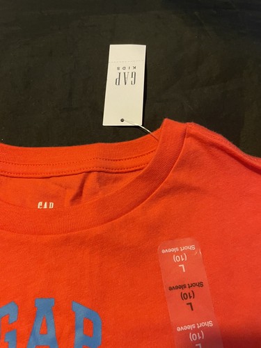 NWT GAP short sleeve shirts, boy size Large (10) Red White Blue USA - Picture 6 of 7