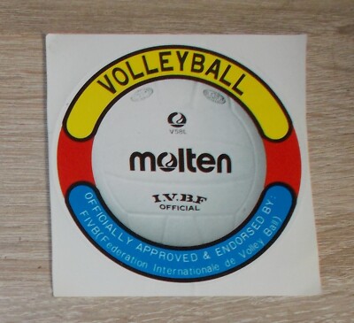 Alter Aufkleber | Sticker Molten Volleyball - FIVB officially approved
