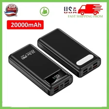 Power Bank 20000mAh Charging Portable External Battery Backup for Cell Phone