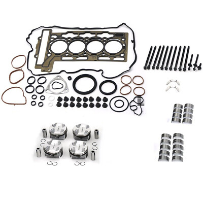 Engine Rebuild Piston Kit CR 11:1 Fits Mini Cooper N12 N16 R55 R56 R57 R60 1.6L