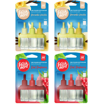 Fresh & More 3Volution 4er MIX Pack 2 Duftvarianten Raum Lufterfrischer, 20ml