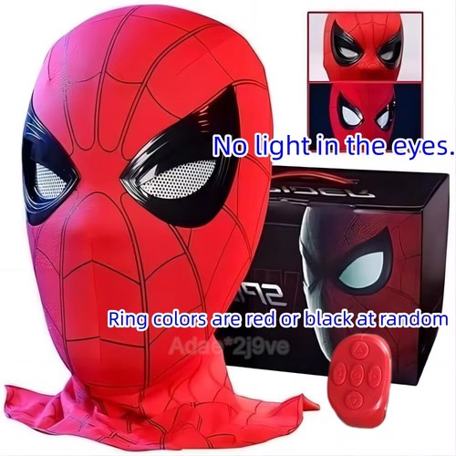 Spiderman Mask Luxury Helmet Eye Closing Blinking Eyes Chin-Activate Ability AU - Picture 15 of 19