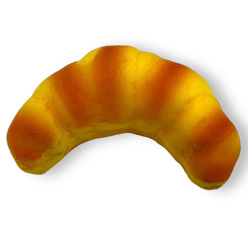 Rollo de pan de espuma exprimible de croissant francés imitable de elevación lenta utilería 4,5" 7 piezas - Imagen 10 de 22