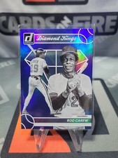 2023 Donruss Baseball Diamond Kings Base Holo Blue #2 Rod Carew