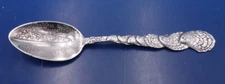 Vintage sterling silver Seawall Galveston TX souvenir spoon by Shepard Mfg. Co.