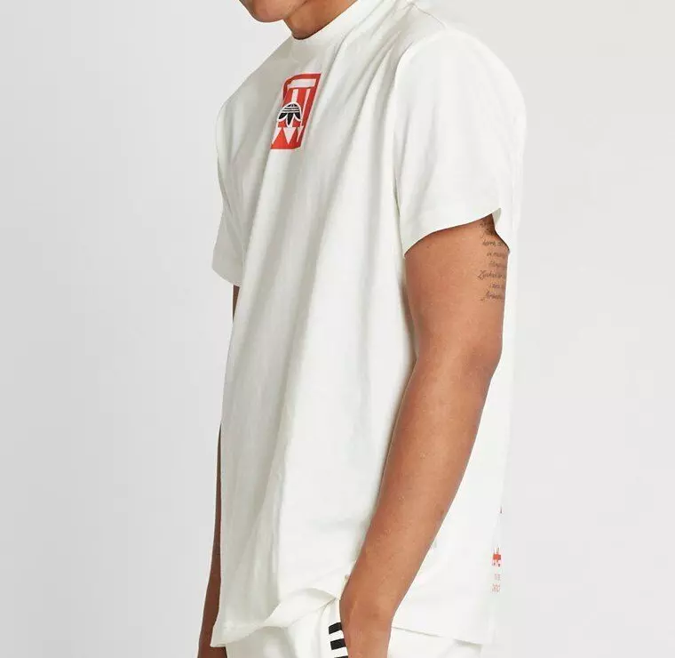 ADIDAS ORIGINALS BY ALEXANDER WANG Graphic Tee White DT6570 Size