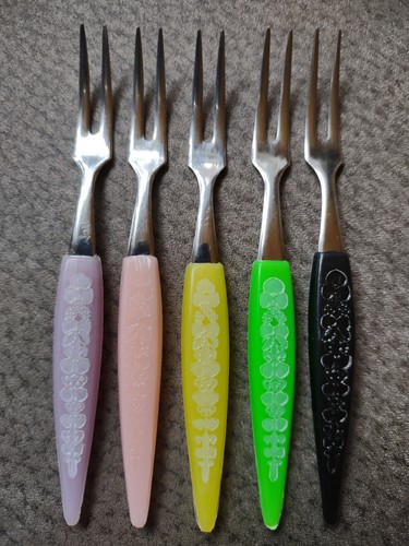 Cocktailgabel Partygabel 60er Jahre vintage retro 11 STÜCK Little Fork - Bild 2 von 9
