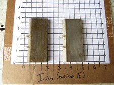Pair Moulder Blades Bits Knives 5/16" Corrugated Back Shaper Router Profile