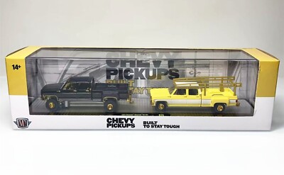 CHASE!!-M2 Machines 1/64 1975 Chevrolet Silverado 30 & 1973 Chevrolet Silverado