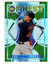 Jarren Duran RC 2022 Topps Finest Flashbacks 1st RC Prism Refractor #/35 Red Sox