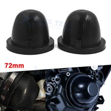 2Pcs 72mm Inner PVC Rubber Seal Cap Dust Cover for LED HID Headlight Waterproof