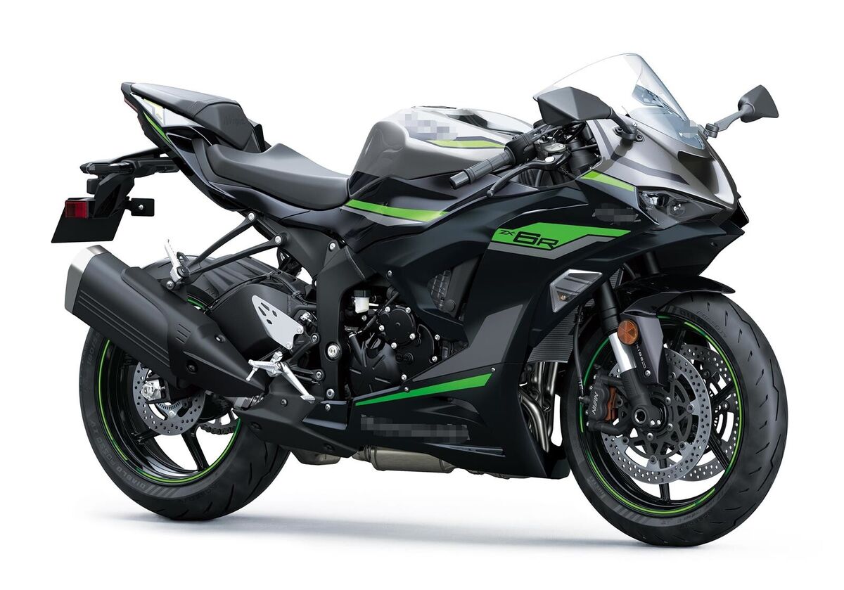 Black ABS Injection Fairing Kit For Kawasaki Ninja ZX6R 2024 Black ABS Injection Fairing Kit For Kawasaki Ninja ZX6R 2024