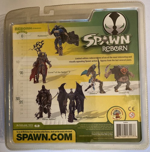 Spawn Reborn: Domina Action Figure 2003 McFarlane Toys New Series 3 NEW SEALED - Picture 2 of 7