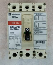 CUTLER-HAMMER EHD3030 CIRCUIT BREAKER EHD3030 30AMP 480VOLT 3POLE RED