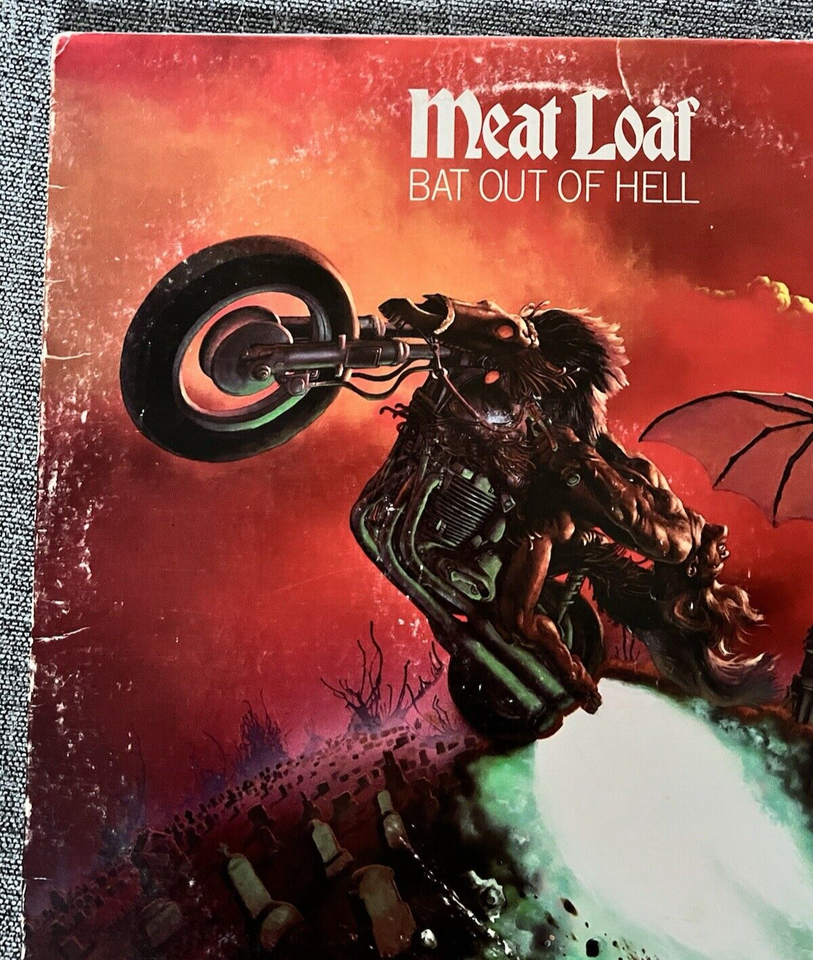 VINTAGE MEAT LOAF BAT OUT OF HELL VINYL LP RECORD ALBUM 33RPM 1977