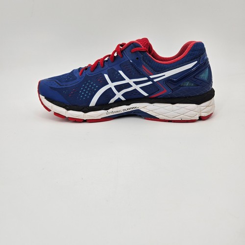 Asics Gel Kayano 22 T547N Running Shoes Men's Size 9.5 Blue Red White F350615 P7 - Picture 11 of 23