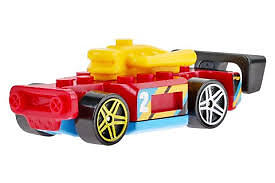 Hot Wheels Bricking Speed - Brick Rides 5/5 Green 128/250, 1:64 Scale Die-Cast Car - View #5