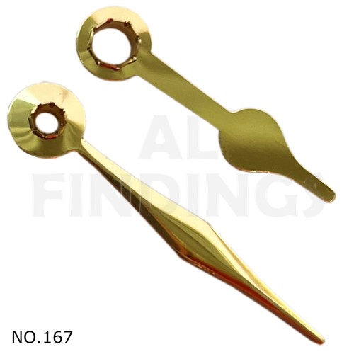 New Press Fit 2x Quartz Metal Clock Hands For Movements Hand Holes 3.1mm & 5.0mm - Picture 72 of 85