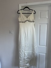 Alan Hannah silk wedding dress