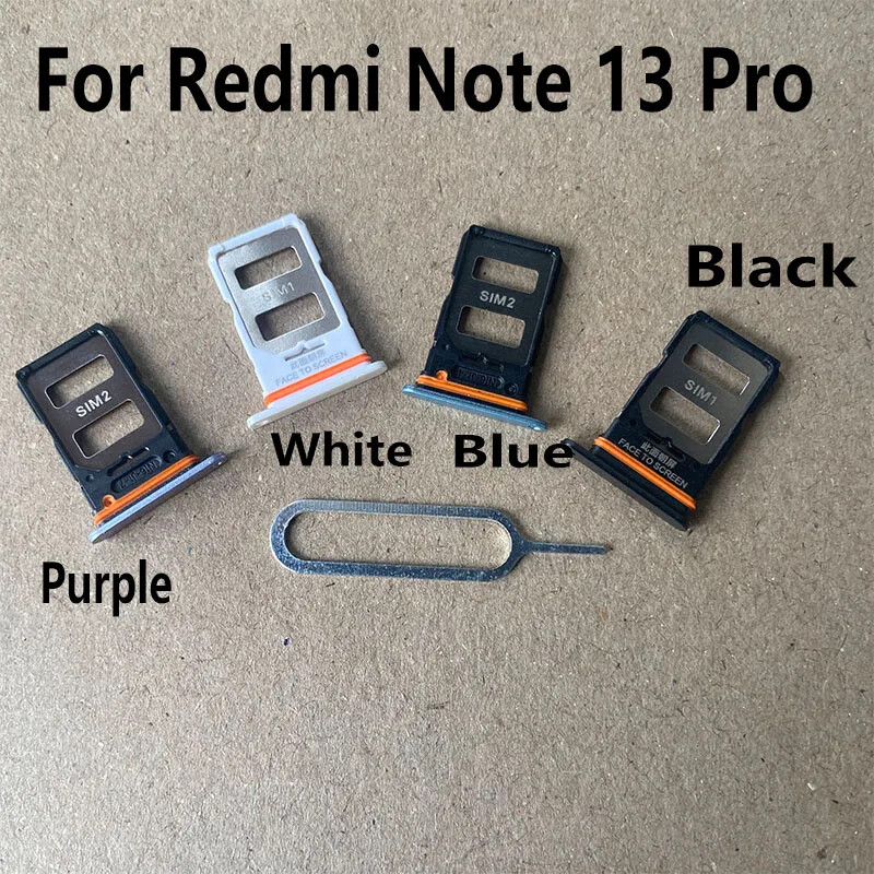 Tiroir Sim Premium Noir Pour Xiaomi Redmi Note 13 5G