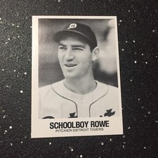 Schoolboy Row 1979 TCMA Baseball #83 MLB Detroit Tigers Pitcher