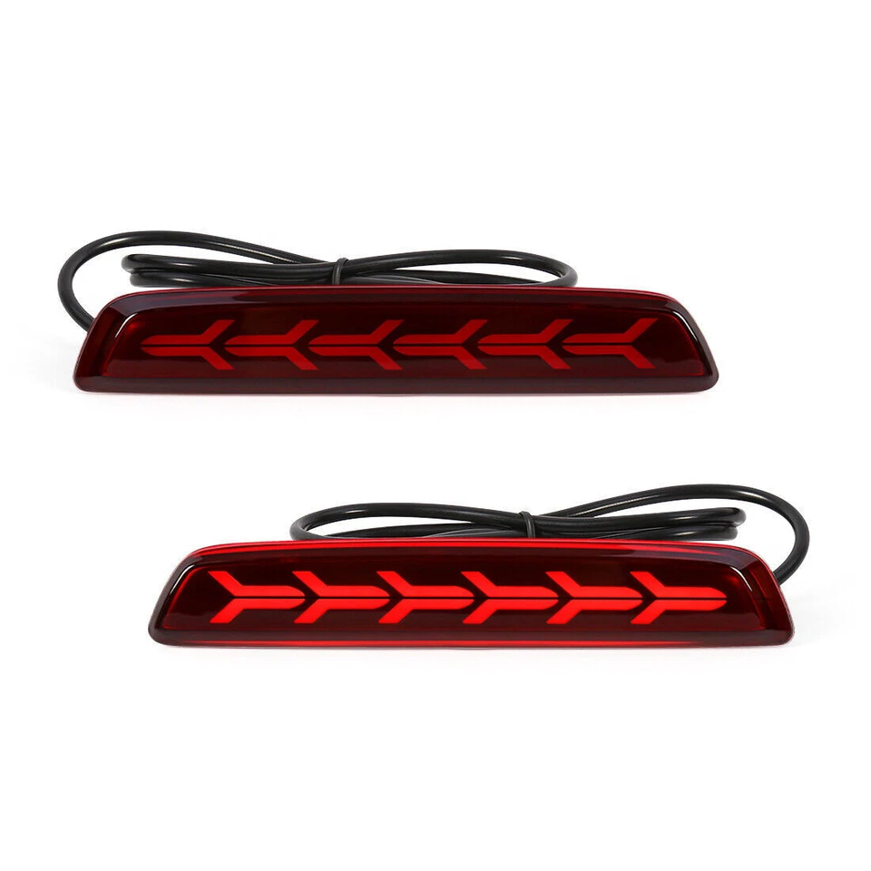 Reflector de parachoques LED para Chevrolet Trax 2013-2016 luz antiniebla trasera intermitente Foto 3 de 4