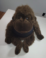 Dan Dee Collector's Choice Plush 19" Stuffed Animal Ape Gorilla Monkey WORN FOOT