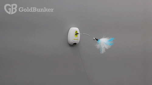 Juguetes de plumas automáticos para gatos jugar mascotas eléctricas divertidas caña para gatitos disfrutar del entrenamiento de juegos - Imagen 3 de 10