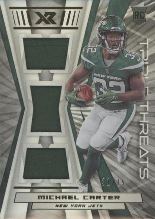 2021 Panini XR Michael Carter #RTT-MCA - 1 of 1