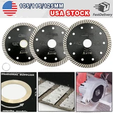 4"/4.5"/5" Diamond Cutting Discs / Blade Turbo Grinder Wheel Ceramic Tile Marble