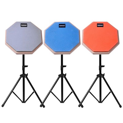 8 Zoll Drum Practice Pad mit verstellbarem Ständer Practice Training Drum Pad