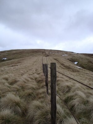 Photo 6x4 Border Fence Windy Rig  c2008