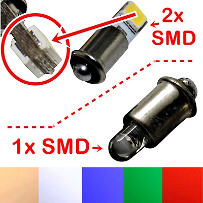 10x 100x Ersatz LED MS4 Modelleisenbahn Glühlampen H0 TT Modellbahn warm weiß