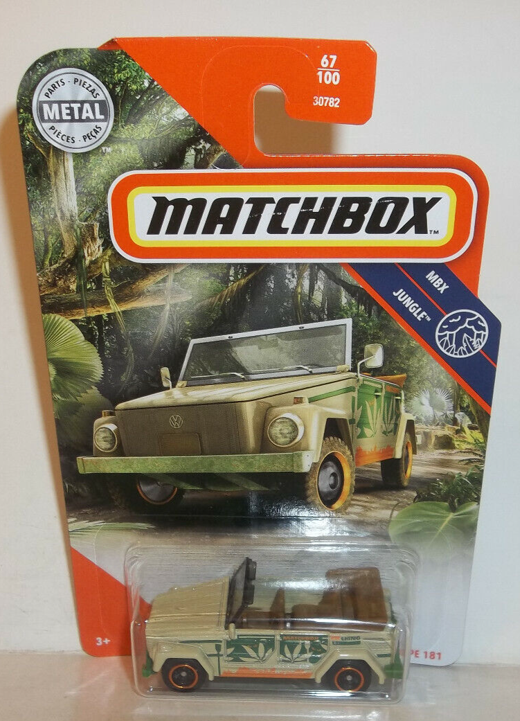 2020 MATCHBOX 1:64 MBX JUNGLE 67/100 TAN 1974 VOLKSWAGEN TYPE 181