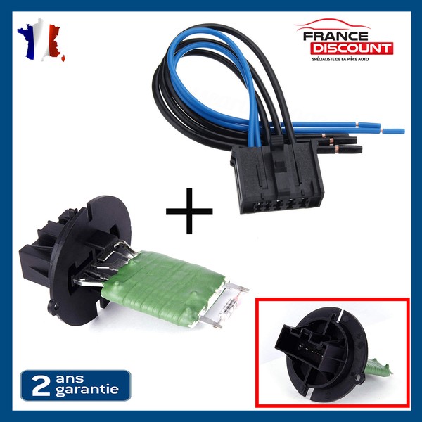 Widerstandssteckdose Heizmodul Klimaanlage FüR C3 206 307 9636618080 6450JP-image