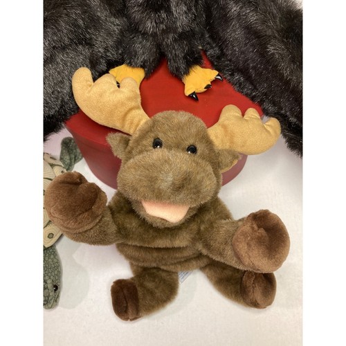 Hand Puppets Lot of 3 Large Eagle Turtle Moose Folkmanis Aurora Animals - Picture 7 of 9