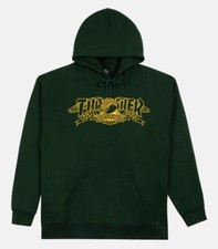 ANTI HERO Skateboards x Thrasher Mag Banner Forest Green Hooded Sweatshirt