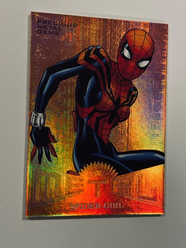 Fleer Ultra Spider-Man 2017 metal bronce pmg mm26 spider-girl #12/199 inserto💥💥 - Imagen 2 de 3