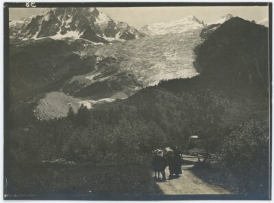 (Haute-Savoie). Gletscher Der Bossons, Chamonix-Mont-Blanc. Berg. Circa 1900.