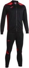 Joma Men's Track Suit Jacket Pants Size M Black Red
