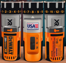 DeWALT 20V Max Power Drill Mechanic Orange Cup Mug Tumbler 20oz