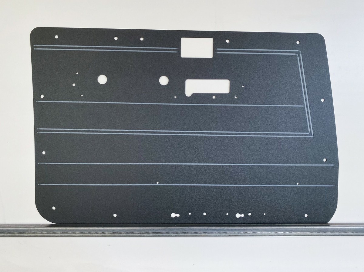 Grey ABS Waterproof Door Card Fit Toyota Landcruiser 70 Series 00