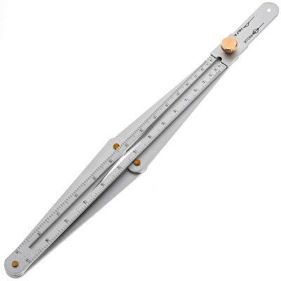 Miter Angle Measuring Tool 5-170 Degree Carbon Steel Ruler Protractor Gauge 
