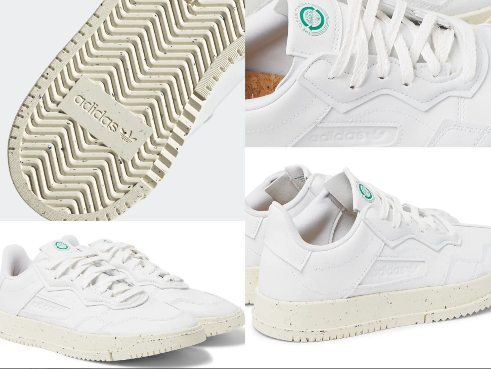 Adidas Originals SC Premiere Clean Classics Vegan Leather Sneakers Shoes Ovp 38