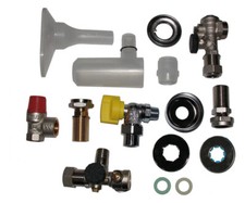 WOLF Anschluss-Set Gasthermen UP inkl. KFE-Hahn & therm.