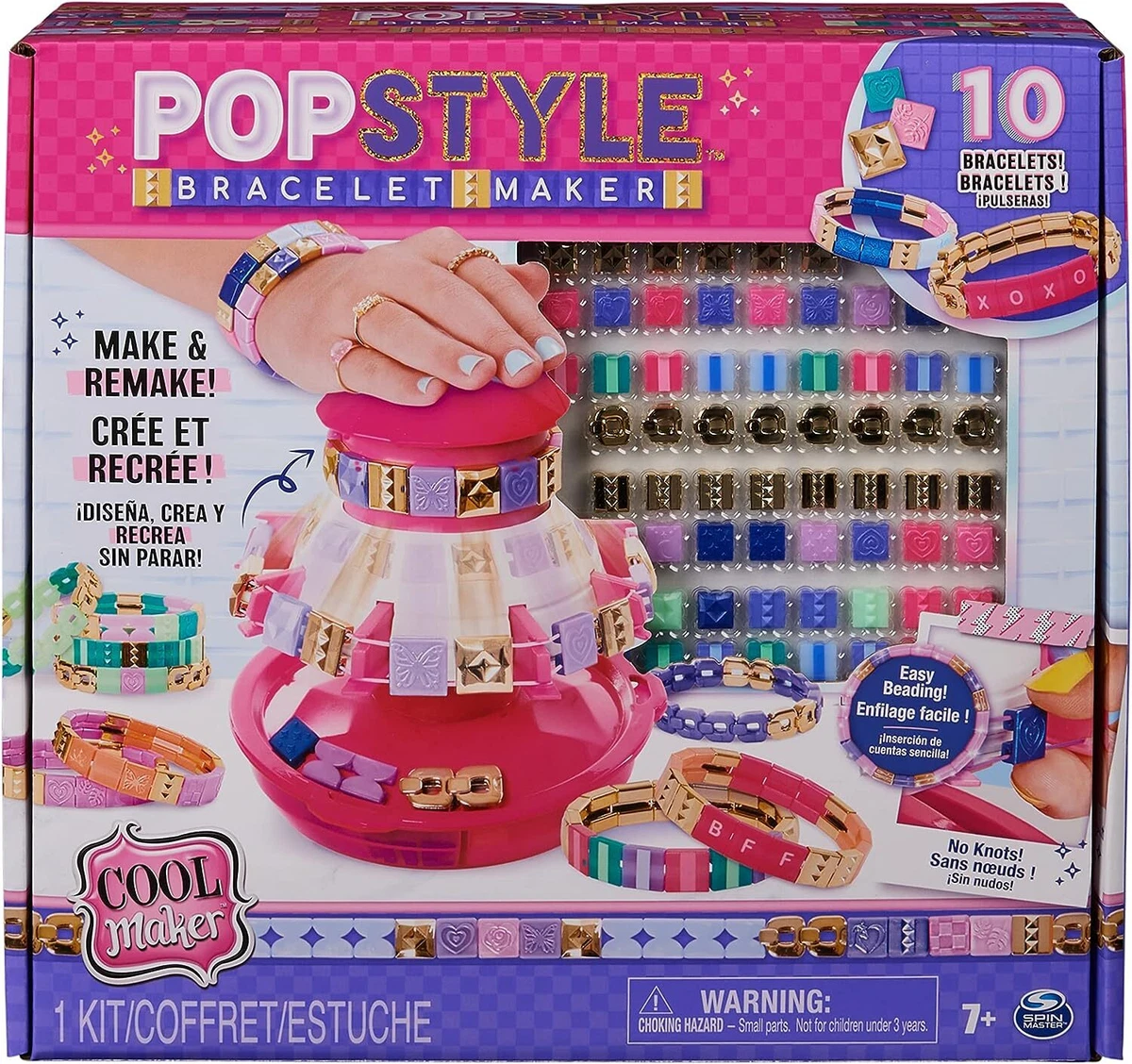 Cool Maker PopStyle Bracelet Maker with 170 Beads and Storage 