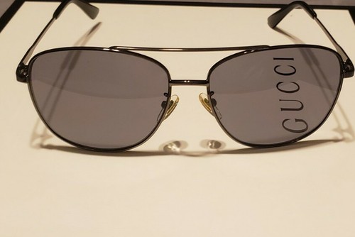 GUCCI GG0043Sa 001 Aviator Ruthenium 