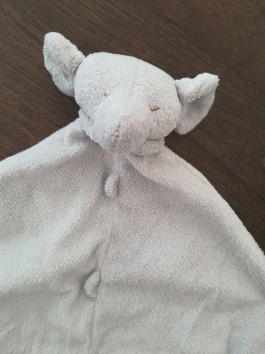 Angel Dear Gray Elephant Lovey Baby Security Blanket Minky Lovie - Picture 2 of 4