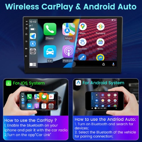 Android 13 2+64GB 9'' Radio Stereo CarPlay Sat Nav For Ford Ecosport 2012-2017 - Picture 8 of 16