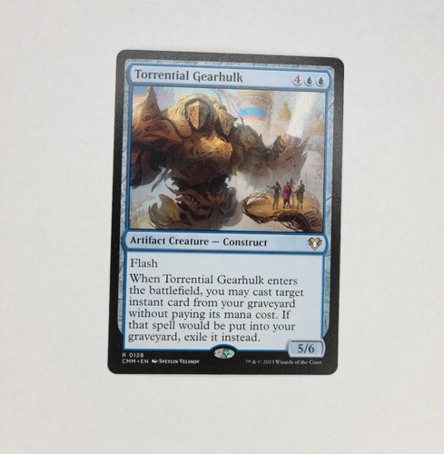 Torrential Gearhulk Commander Masters Regular Rare MTG - 第 1/1 張圖片
